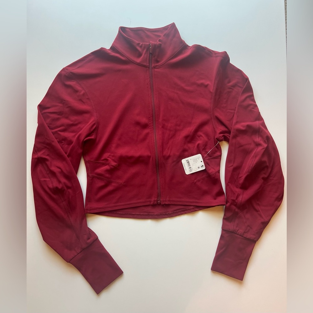 NWT Free People Movement Never Better crimson cozy Jacket